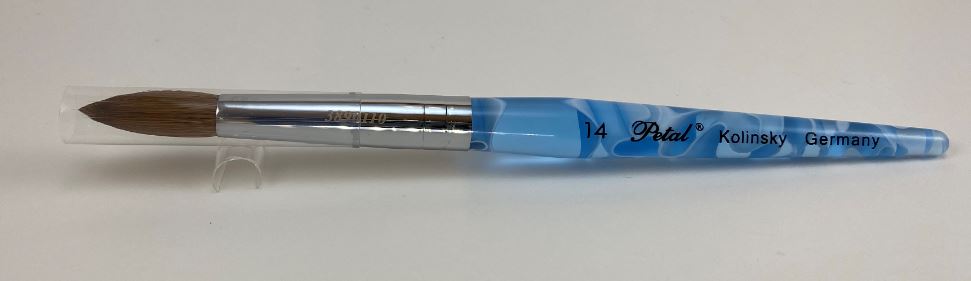 Petal Blue Acrylic Brush 14