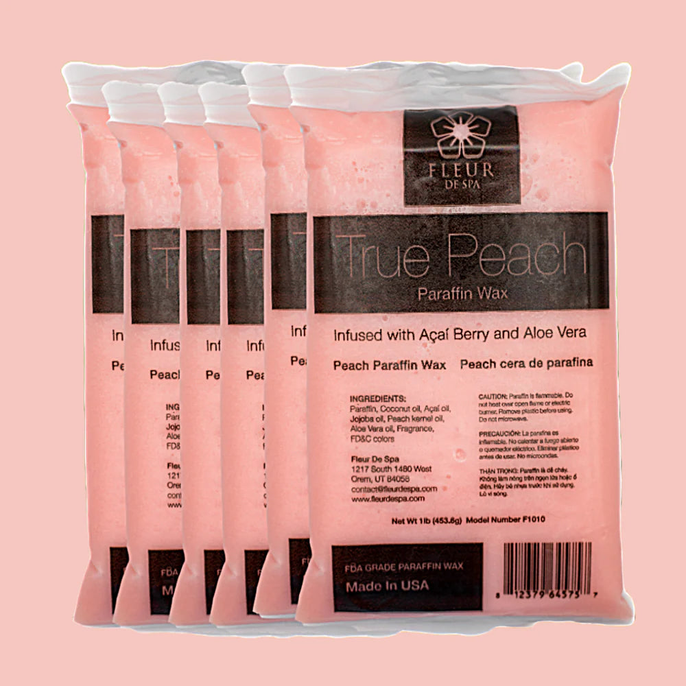 FleurDeSpa Paraffin Box Peach 6lbs