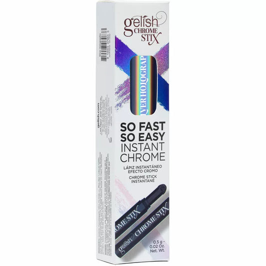Gelish Chrome Silver Holo
