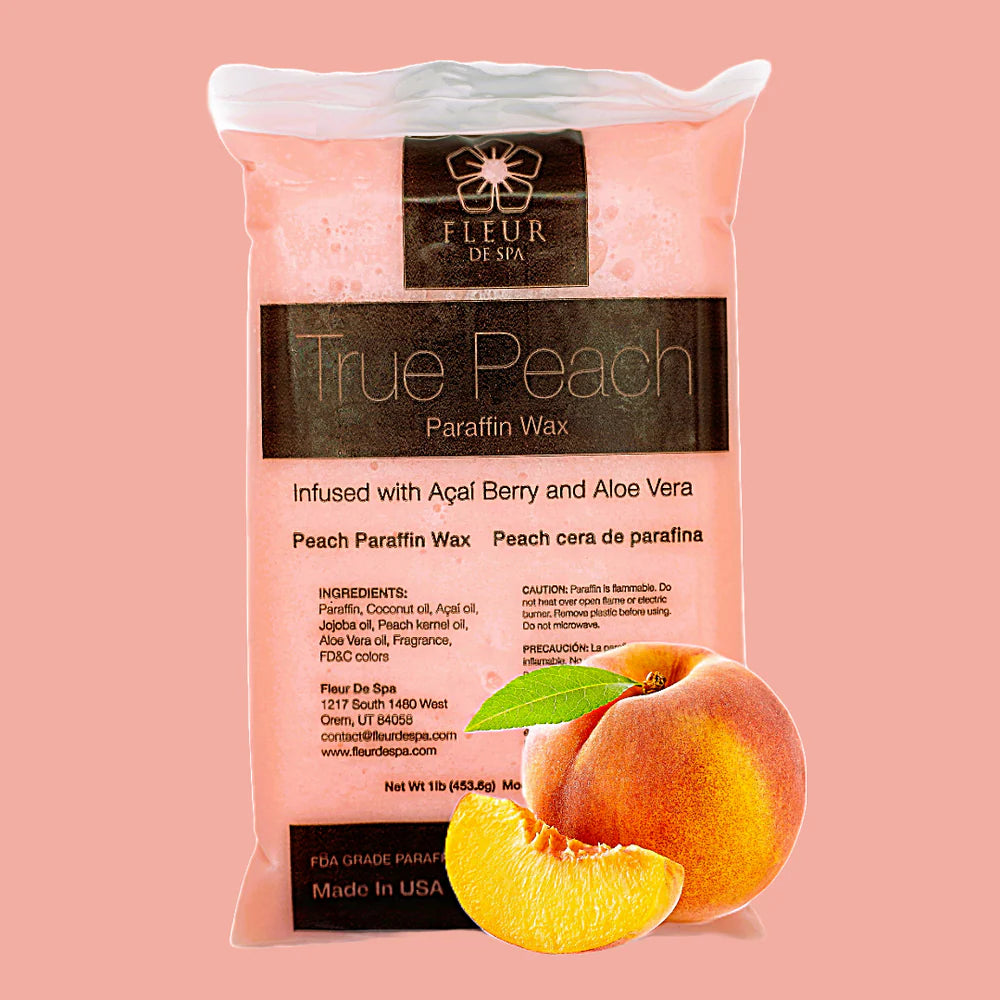 FleurDeSpa Paraffin Peach 1lb